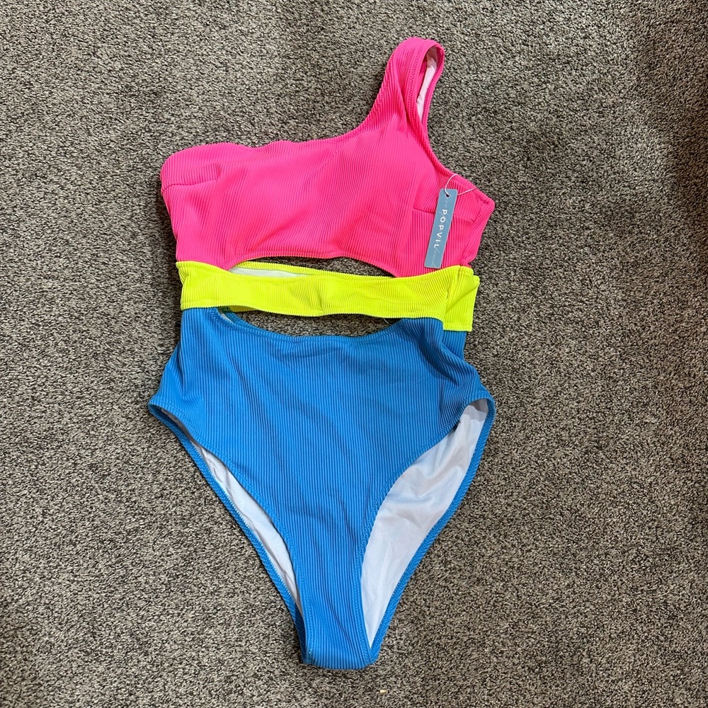Women's one shoulder Swimsuit